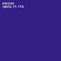 #341F85 - Blue Gem Color Image