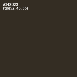 #342D23 - Treehouse Color Image