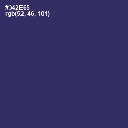 #342E65 - Jacarta Color Image