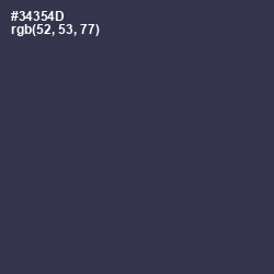 #34354D - Tuna Color Image