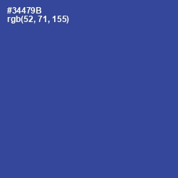 #34479B - Sapphire Color Image