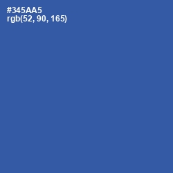 #345AA5 - Azure Color Image