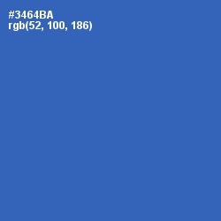 #3464BA - Astral Color Image