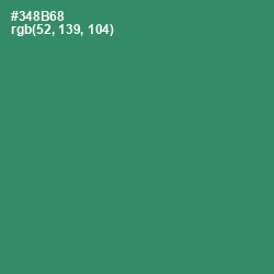 #348B68 - Sea Green Color Image