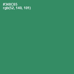#348C65 - Sea Green Color Image