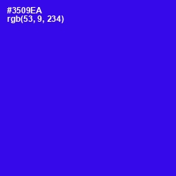 #3509EA - Blue Color Image