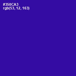 #350CA3 - Blue Gem Color Image