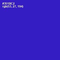 #351BC2 - Dark Blue Color Image