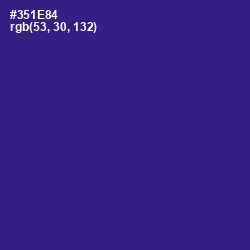 #351E84 - Blue Gem Color Image
