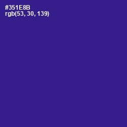 #351E8B - Blue Gem Color Image