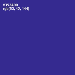 #352A90 - Jacksons Purple Color Image