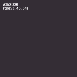 #352D36 - Blackcurrant Color Image