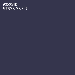 #35354D - Tuna Color Image