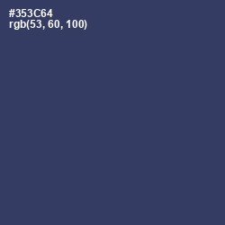 #353C64 - Rhino Color Image