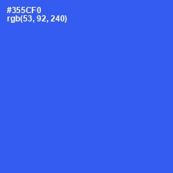 #355CF0 - Mariner Color Image
