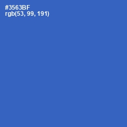 #3563BF - Astral Color Image