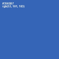 #3565B7 - Astral Color Image