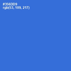 #356DD9 - Mariner Color Image