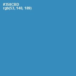 #358CBD - Boston Blue Color Image