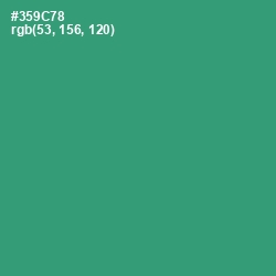#359C78 - Eucalyptus Color Image