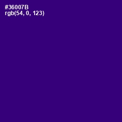 #36007B - Blue Diamond Color Image