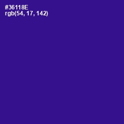 #36118E - Blue Gem Color Image