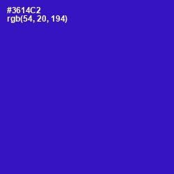 #3614C2 - Dark Blue Color Image