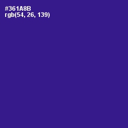 #361A8B - Blue Gem Color Image