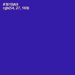 #361BA9 - Blue Gem Color Image