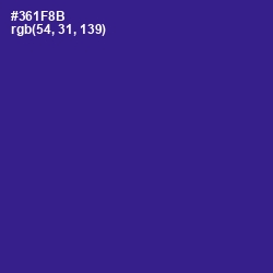 #361F8B - Blue Gem Color Image