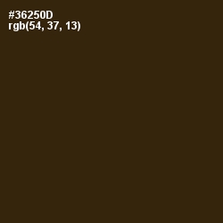 #36250D - Brown Tumbleweed Color Image