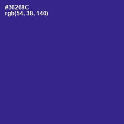 #36268C - Jacksons Purple Color Image