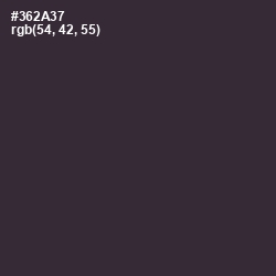 #362A37 - Blackcurrant Color Image