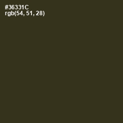 #36331C - Camouflage Color Image