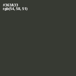 #363A33 - Tuatara Color Image