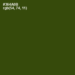 #364A0B - Clover Color Image