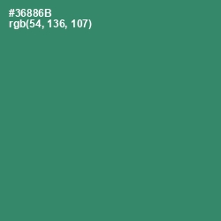 #36886B - Sea Green Color Image