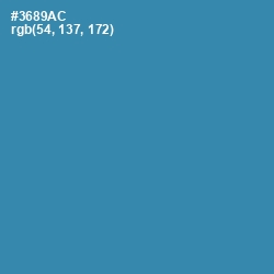 #3689AC - Boston Blue Color Image