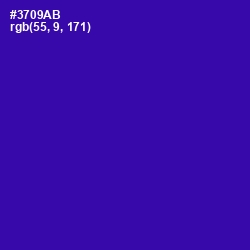 #3709AB - Blue Gem Color Image