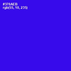 #370AEB - Blue Color Image