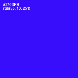 #370DFB - Blue Color Image