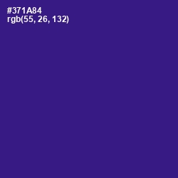 #371A84 - Blue Gem Color Image