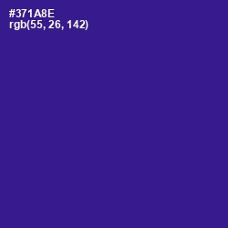 #371A8E - Blue Gem Color Image