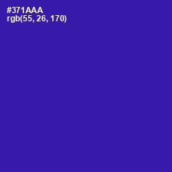 #371AAA - Blue Gem Color Image