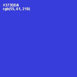 #373DDA - Dark Blue Color Image