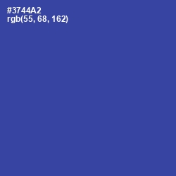 #3744A2 - Azure Color Image