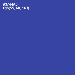 #3744A3 - Azure Color Image
