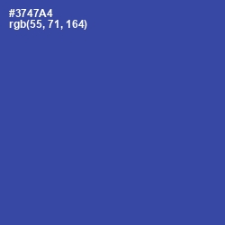 #3747A4 - Azure Color Image