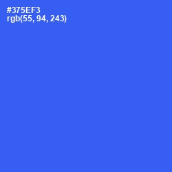#375EF3 - Mariner Color Image