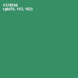 #378F66 - Sea Green Color Image